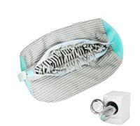 OUDQFCJ 1 unidad Bolsa para lavar zapatillas en lavadora con cierre de cremallera, bolsa de red para lavar zapatillas deportivas en lavadora (Gris)