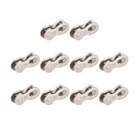 OUDQFCJ 10 Pares de Cierre de Cadena de Bicicleta, Enlace Mágico para Cadena de Bicicleta, Accesorios para Cadena de Bicicleta, Compatible con Bicicletas de Velocidad Única y 6/7/8 Velocidades