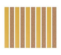 OUDQFCJ 10pcs Tiras de Corcho Autoadhesivas Para Ajustar Talla de Sombrero, Banda Interior de Sombrero, Reducción de Talla, Ajuste Perfecto, Fácil de Usar (200 * 40 * 2mm)