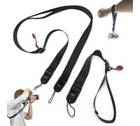 OUDQFCJ 2 pcs Correa de Hombro Camara,Correas de Cámara para Fotógrafos,Ajustable Correa de Cámara,Correas de Cámara Larga Negra,correa de cámara,Correa de hombro,Correa Camara Para Cámara Réflex