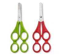 OUDQFCJ 2 pcs Tijeras Terapéuticas, Tijeras Infantiles con Doble Mango, Tijeras Escolares para Niños, Tijeras para Manualidades y Escuela, Ideal para Padres e Hijos