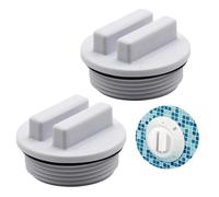 OUDQFCJ 2 Piezas Tapa skimmer calcetines,Juego de tapones de invierno para piscina, ajuste universal, tapas duraderas de invierno para cerrar piscinas para skimmer y boquillas de retorno