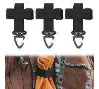 OUDQFCJ 3 unidades de porta guantes, cinturón policial, pinza multiusos para guantes de trabajo, portaguantes para jardines y obras de construcción