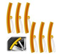 OUDQFCJ 6 Pcs Protectores de Llantas Desmontadores Protectores de Llanta para Montaje de NeumáTicos Protectores de Llanta para Autos Bicicleta Motocicleta Amarillo