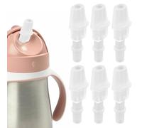 OUDQFCJ 6 Piezas Repuesto de Boquilla para Botella de Agua, Piezas de Repuesto de Válvula de Mordida de Silicona, Compatible con BJPKPK y Botellas para Niños