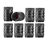 OUDQFCJ 8 Piezas Tapones de Válvula Aleación Aluminio, Resistentes Corrosión, A Prueba Fugas, Ajuste Universal, Tapas Válvulas para Coche, Bicicleta, Moto, Rueda, Valvula, Neumaticos