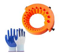 OUDQFCJ Afilador de Brocas, Herramienta para Afilar Brocas, Herramienta Universal para Afilado de Brocas, Afilador de Brocas Profesional para Radial, Amoladora Angular,Con Guantes (2 a 13 mm,125 mm)