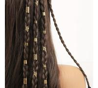 OUDQFCJ Dreadlocks de Trenza de Pelo 80 Piezas Clips de Pelo en Espiral 6 Estilos Accesorios para Pelo Trenzas,Accesorios para el Cabello Rubio,Ajustables,Adecuados para Hombres,Mujeres