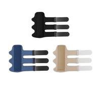 OUDQFCJ Férula para dedos ajustable, juego de 3 férulas con banda de aluminio integrada para dedos lesionados, artríticos o hinchados (3 colores)