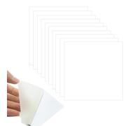 OUDQFCJ Kit de reparación de 10 Parches inflables autoadhesivos, Parche de reparación de Piscina de TPU Impermeable, Parche de reparación de Vinilo Transparente de 3.46 x 3.45 Pulgadas para Piscina