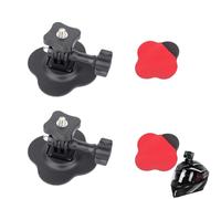 OUDQFCJ Paquete de 2 soportes adhesivos flexibles A1 con para Hero13/12/11/10/9/8 Max DJI Action 5 Pro 4 3 Insta360 X5 X4 X3 Ace Pro 2, GP e Insta360, accesorios de cámara deportiva, superficies