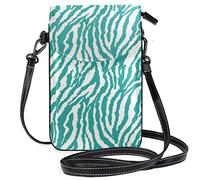 Oudrspo African Animal Skin Texture Crossbody Phone Purse Small Mini Shoulder Bag Cell Phone Pouch Leather Wallet Best Gift for Anniversary,Birthdays