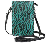 Oudrspo African Animal Skin Texture Crossbody Phone Purse Small Mini Shoulder Bag Cell Phone Pouch Leather Wallet Best Gift for Anniversary,Birthdays
