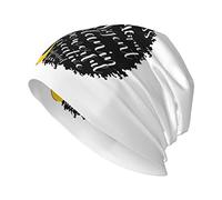 Oudrspo Afro Word Art Natural African American Hat Adult Skull Cap Warm Slouchy Knit Hat Headwear Regalo Creativo para Hombres y Mujeres