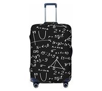 Oudrspo Algebra Geometry Abstract Math Pattern Funda de Equipaje Lavable elástico Maleta de Viaje Protector con Cremallera 18-32 Pulgadas Mediano