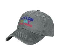Oudrspo Autism is My Super Power Cap Adulto Ajustable Classic Casquette Denim Cap Sombrero para Exteriores