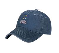 Oudrspo Autism is My Super Power Hat Hombres Mujeres Gorra de béisbol Dad Hat Ajustable Unconstructed Plain Cap