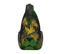 Oudrspo Azul Pixel Camo Crossbody Bolsas Mujeres Hombres Cruz Pecho Bolsa Ajustable Sling Mochila Bolso De Hombro Para Ciclismo Viajes Deporte Senderismo