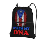 Oudrspo Bandera de Puerto Rico It's in MyDrawstring con cremallera Sackpack Gym Sports, Mochila impermeable String Bag Cinch