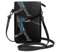 Oudrspo Baseball Batter Hits The Ball Crossbody Phone Purse Small Mini Shoulder Bag Cell Phone Pouch Leather Wallet Best Gift for Anniversary,Birthdays