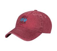 Oudrspo Best Dad Ever Daddy Happy Fathers Day Hat Ajustable Hombres Mujeres Unisex Gorra de béisbol Algodón Lavado Denim