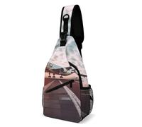 Oudrspo Bolso bandolera Travel World para hombre y mujer, mochila cruzada Llévame a París, bolso bandolera, bolsos de pecho para viajes y deportes