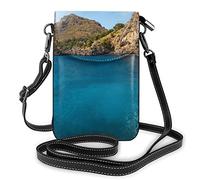 Oudrspo Bolsos Cruzados pequeños Arco en Mallorca España Teléfono Celular Monedero Mujer PU Cuero Bandolera Monedero Bolsa Bolso