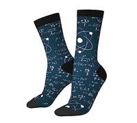 Oudrspo Calcetines divertidos Calcetines novedosos Calcetines divertidos unisex de matemáticas y ciencias Calcetines casuales de vestir