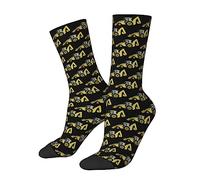 Oudrspo Calcetines divertidos Calcetines novedosos Calcetines unisex divertidos Calcetines de vestir casuales Calcetines retroexcavadora de construcción