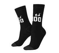Oudrspo Calcetines divertidos Calcetines novedosos JUDO Calcetines divertidos unisex Calcetines casuales de vestir