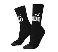Oudrspo Calcetines divertidos Calcetines novedosos JUDO Calcetines divertidos unisex Calcetines casuales de vestir