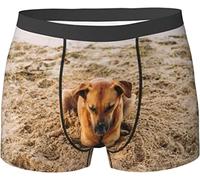 Oudrspo Calzoncillos bóxer de Ropa Interior para Hombres de Perro, bóxers Que absorben la Humedad Calzoncillos bóxer Comfort Soft Printing Medium