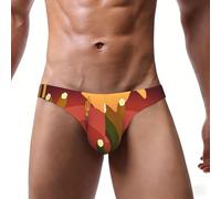 Oudrspo Calzoncillos Tipo Bikini para Hombre con Estampado de Flores de Cactus, elásticos, Ultra Suaves y Transpirables, para Uso Diario.