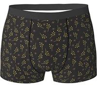 Oudrspo Calzoncillos Tipo bóxer para Hombre con Flores, Calzoncillos Tipo bóxer Que absorben la Humedad