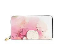 Oudrspo Cartera Larga con Cremallera para Mujer con fragmentos de Papel de Color, 7,48 x 4,13 Pulgadas, Viene con Ranuras para Tarjetas de crédito en el Interior, Liviana y Duradera.