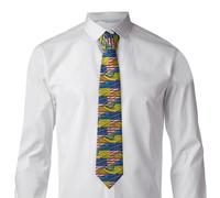 Oudrspo Corbata clásica lisa para hombre con la bandera combinada de Estados Unidos y Ucrania, corbata formal suave y cómoda de primera calidad, corbata para negocios, oficina, bodas y uso diario.