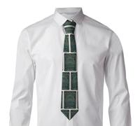 Oudrspo Corbata clásica lisa para hombre The Tale of Tow Wolves, corbata formal suave y cómoda de primera calidad, corbata para negocios, oficina, bodas y uso diario.