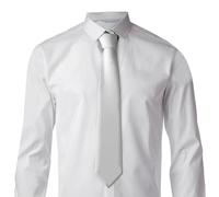 Oudrspo Corbata de hombre con estampado de pinos en acuarela, corbata clásica formal para jóvenes, corbata para bodas y negocios.