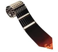 Oudrspo Corbata de hombre Corbata clásica de seda de moda Corbatas de cuello de guitarra de rock Corbatas de hombre para ocasiones formales y de negocios
