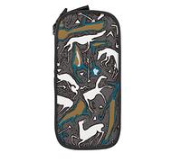 Oudrspo Estuche de lápices Gran Capacidad Tribu Antigua Mural Historia Caja de lápices Abstracta Estuche para bolígrafos para Escuela Secundaria Oficina Universidad Adulto Niña y niño