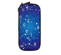 Oudrspo Estuche para lápices Gran Capacidad Universo Signos del horóscopo Zodiaco Galaxia Símbolo Estuche para lápices Estuche para la Escuela Secundaria Oficina Universidad Adulto Niña y niño