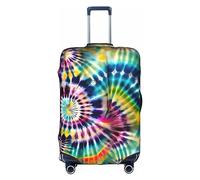 Oudrspo Exotic Tribe Tie Dye Style Print Funda de Equipaje Lavable Maleta antiarañazos Funda Protectora para Maleta de 18 a 32 Pulgadas