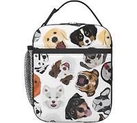 Oudrspo Fiambrera de enciclopedia para perros, fiambrera aislada reutilizable, fiambrera para hombres y mujeres, adecuada para Camping, oficina, escuela