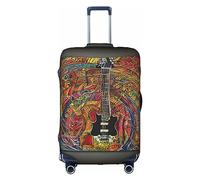 Oudrspo Funda de Equipaje con Estampado acústico y de Guitarra, Lavable, antiarañazos, Funda Protectora para Maleta de 18 a 32 Pulgadas