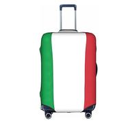 Oudrspo Funda de Equipaje con Estampado de Bandera de Italia, Lavable, antiarañazos, Funda Protectora para Maleta de 18 a 32 Pulgadas