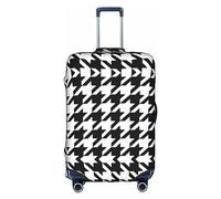 Oudrspo Funda de Equipaje con Estampado de Pata de Gallo, Lavable, antiarañazos, Funda Protectora para Maleta de 18 a 32 Pulgadas