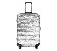Oudrspo Funda para Equipaje de Viaje con diseño de Pared desgastada y Agrietada, Duradera, para Equipaje de 18 a 32 Pulgadas