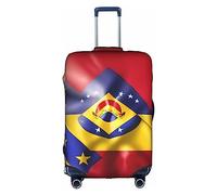 Oudrspo Funda Protectora para Maleta con Estampado de Bandera de Venezuela, Lavable, antiarañazos, para Maletas de 18 a 32 Pulgadas