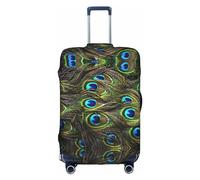Oudrspo Funda Protectora para Maleta con Estampado de Pavo Real, Lavable, antiarañazos, para Maletas de 18 a 32 Pulgadas