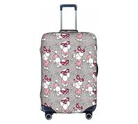 Oudrspo Funda Protectora para Maleta de Viaje con diseño de caniche, para Maletas de 18 a 32 Pulgadas